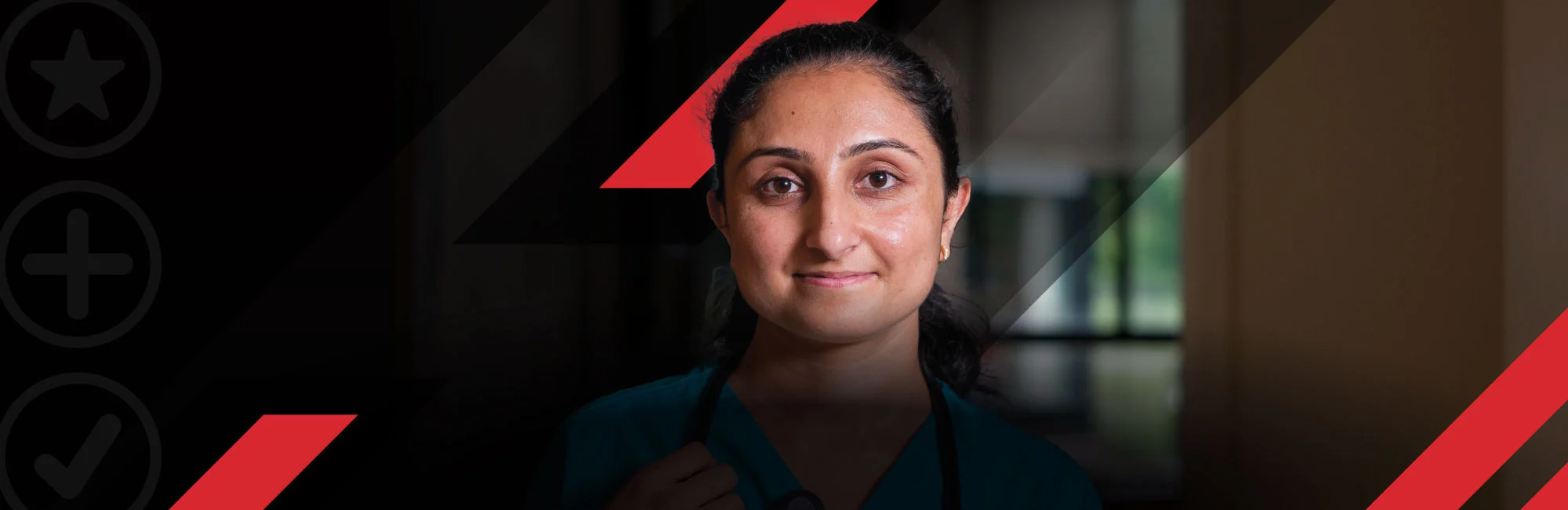 Nurse in a retirement home